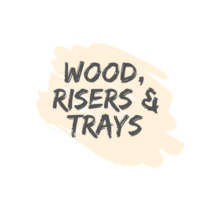Wood Signs, Trays Etc