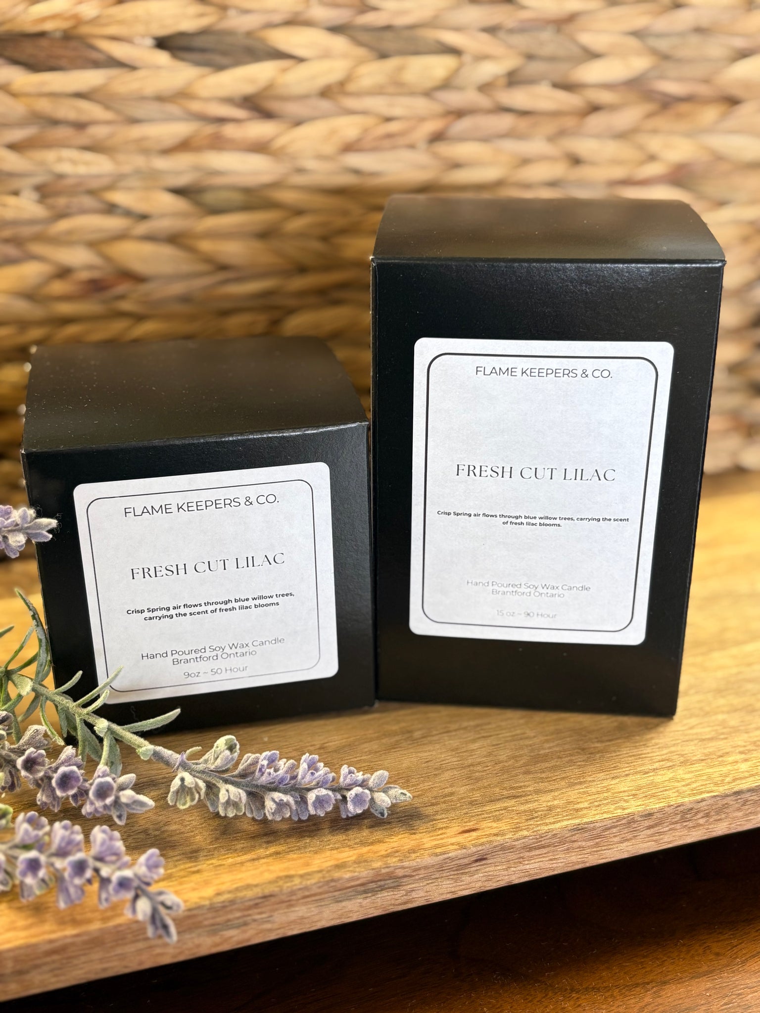 Fresh Cut Lilacs Soy Wax Candle - 2 Sizes
