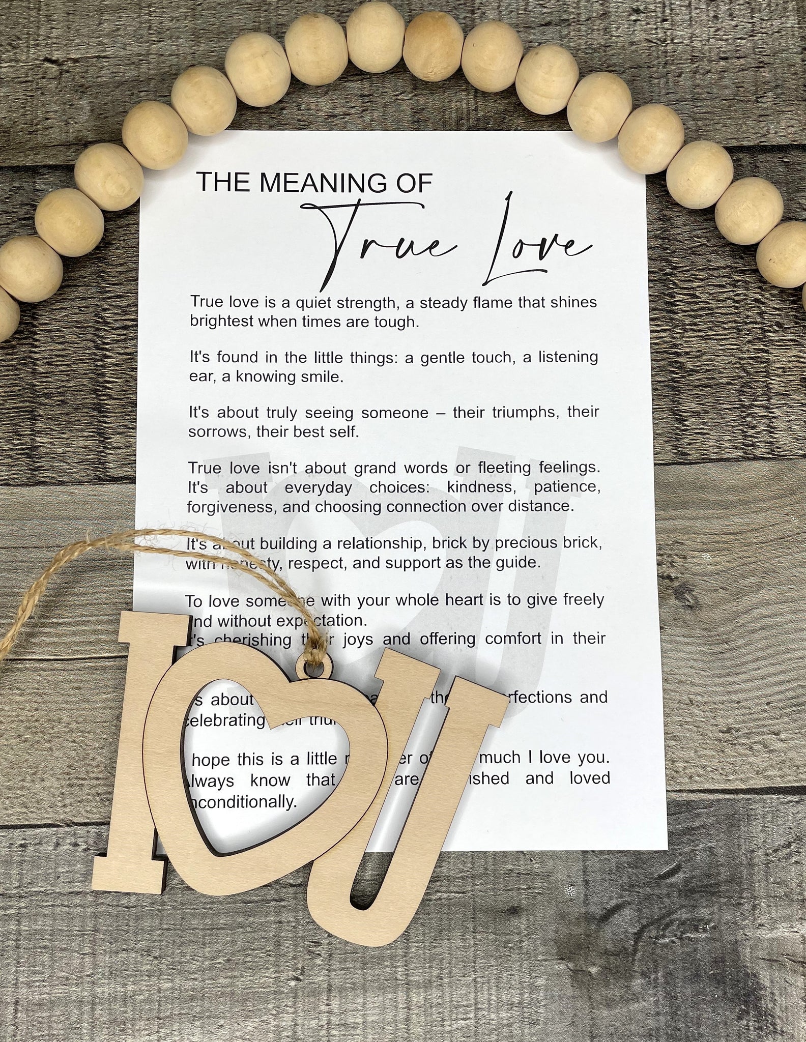 The Meaning Of True Love