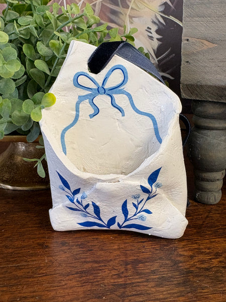 Blue floral  Envelop