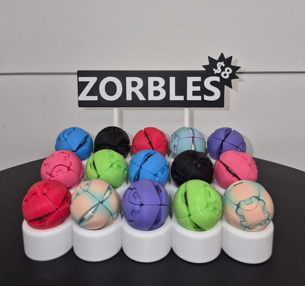 VM08 Zorbles Spinner Fidget - Assorted colours