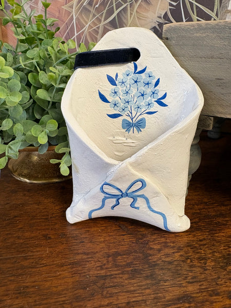 Blue floral  Envelop