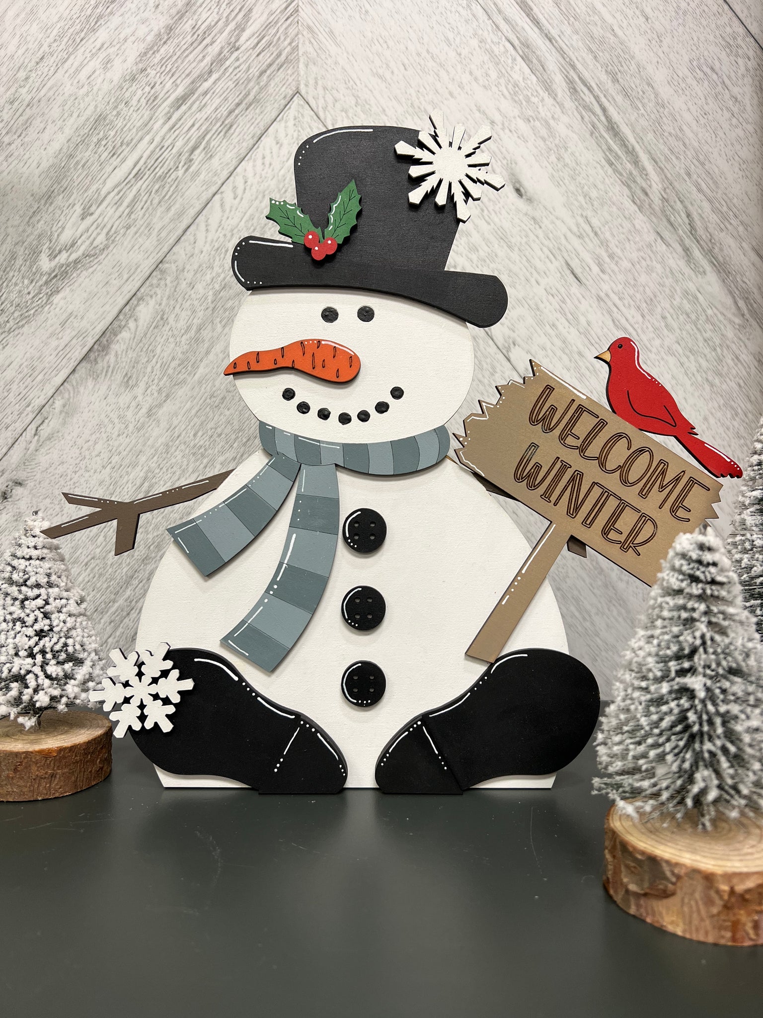 3D Snowman Shelf Display Instore Workshop Project
