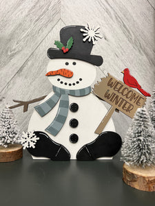 3D Snowman Shelf Display Instore Workshop Project