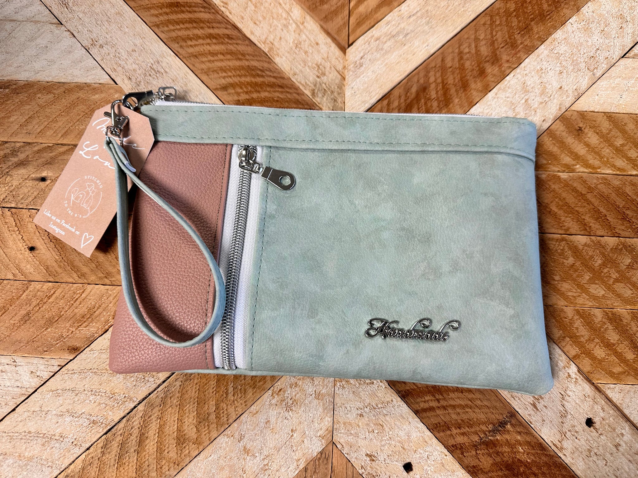 Handmade Wristlet Bag