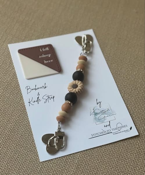 Bookmark & Kindle Strap Set - Assorted Colours