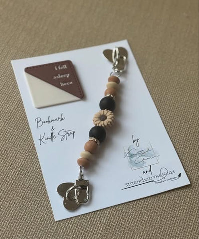 Bookmark & Kindle Strap Set - Assorted Colours