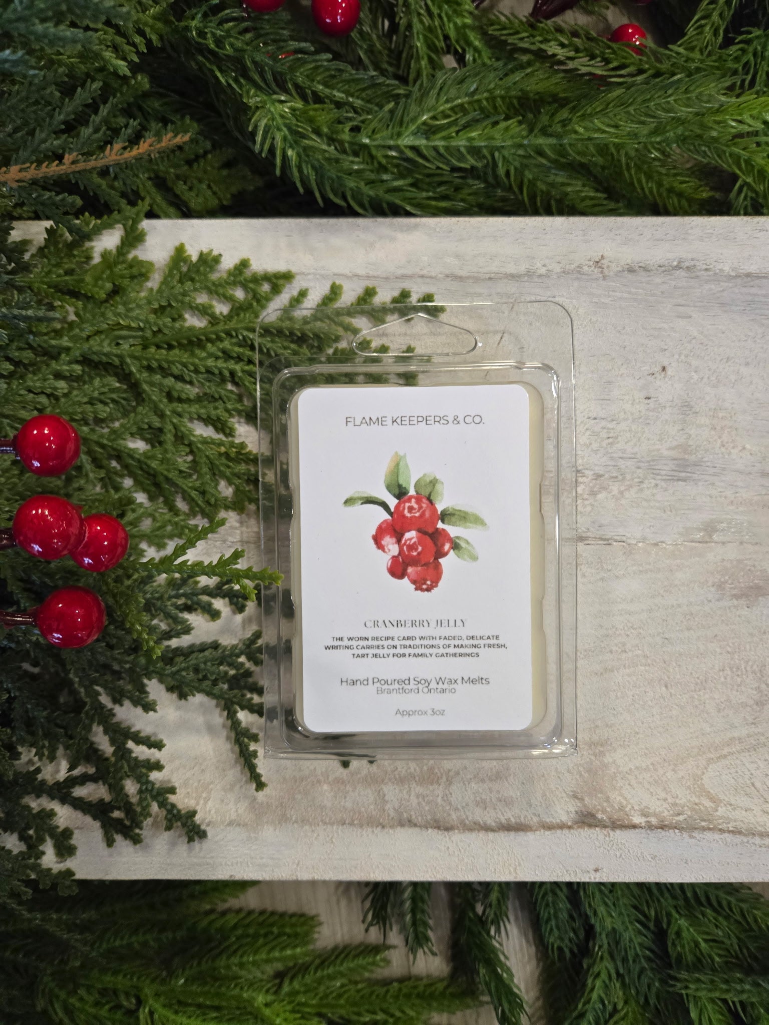 Cranberry Jelly 3 oz Soy Wax Melt