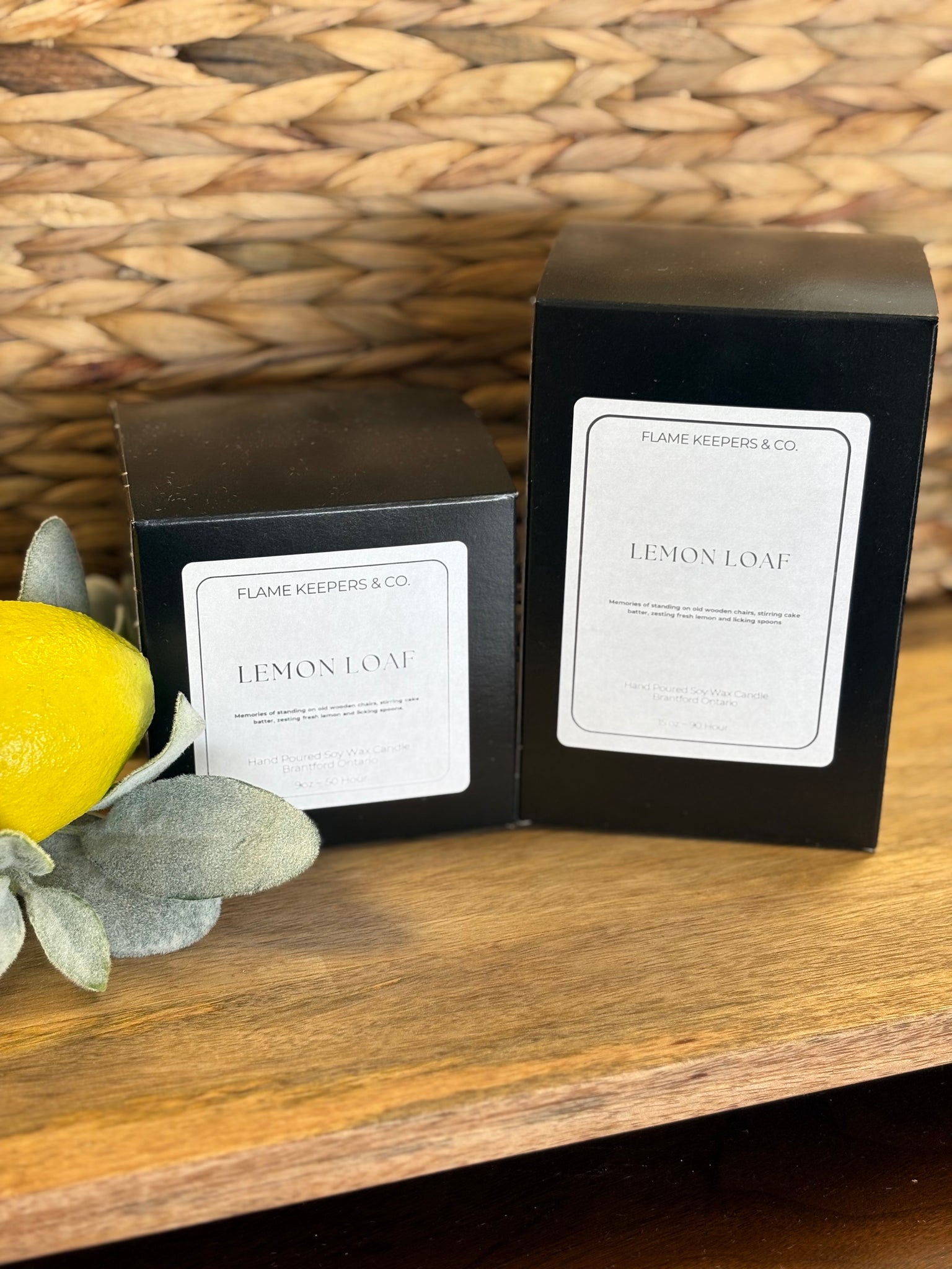 Lemon Loaf Soy Jar Candle - 2 Sizes