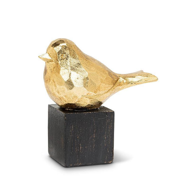 Small Gold Sparrow on Base
