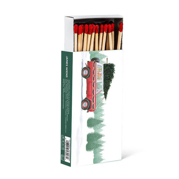 Car & Truck with Trees Matches - 45 Sticks