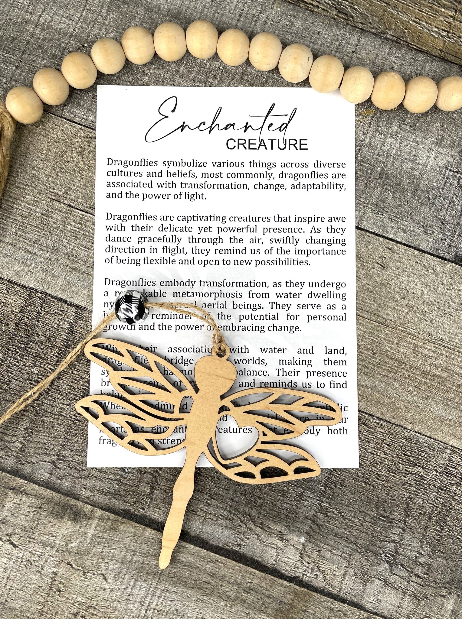 Enchanted Creature Ornament - Dragonfly