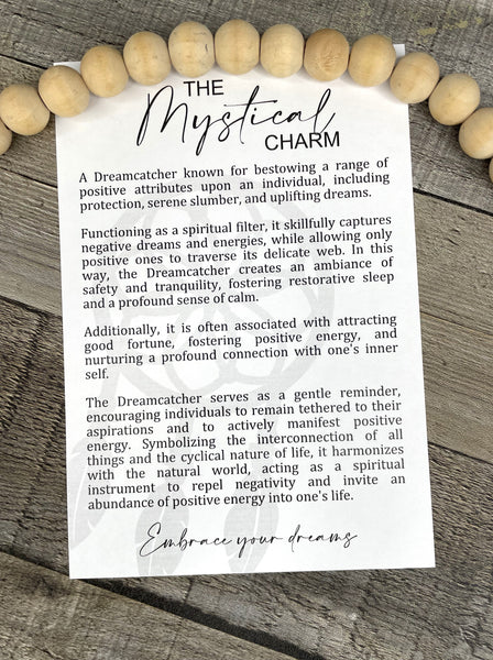 Mystical Charm Ornament -  Dreamcatcher