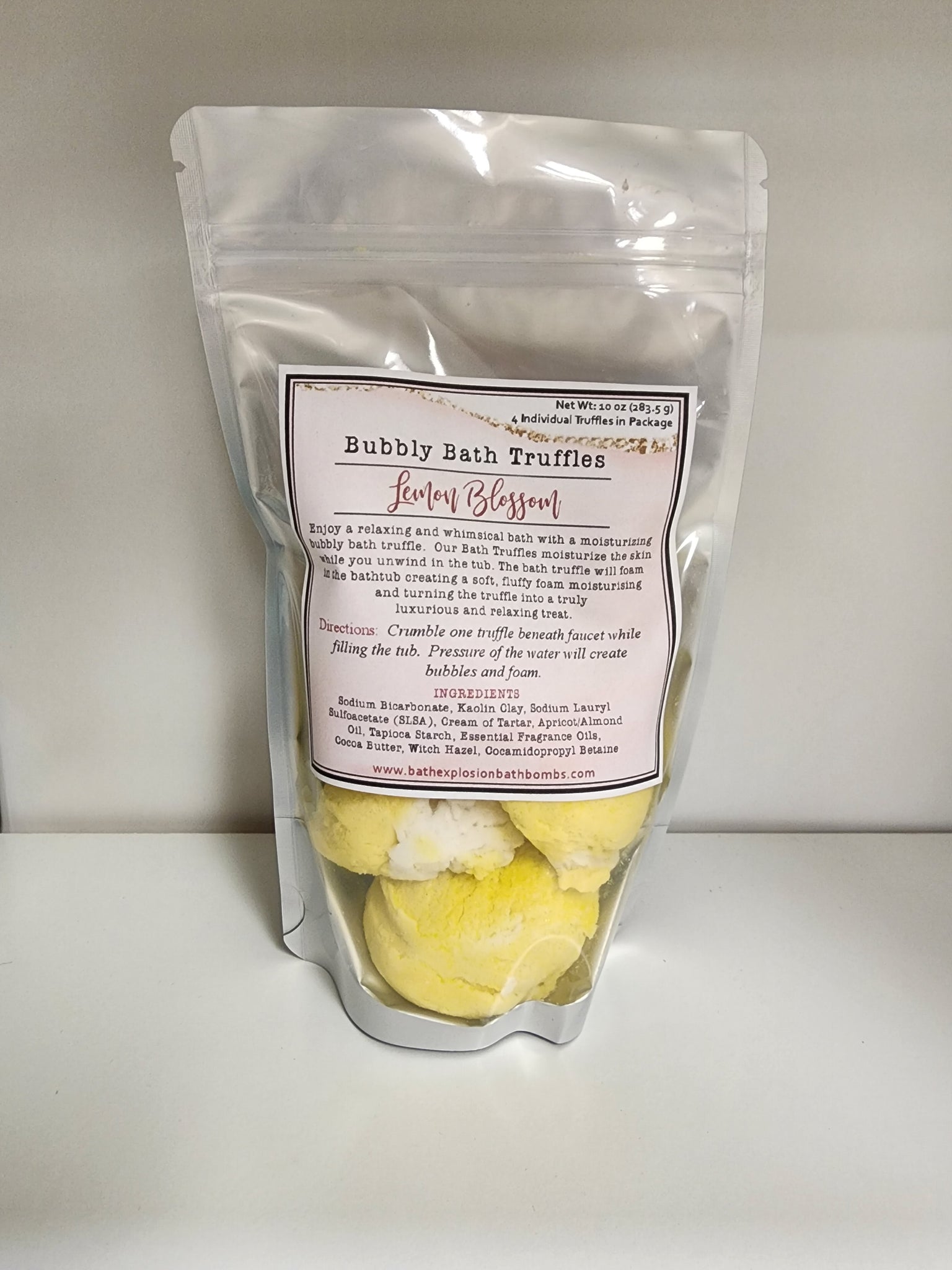 Bubbly Bath Truffles - Lemon Blossom