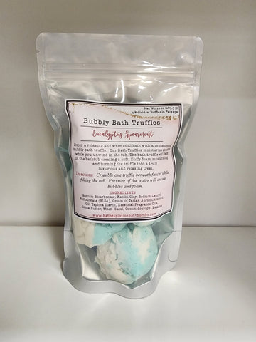 Bubbly Bath Truffles - Eucalyptus Spearmint
