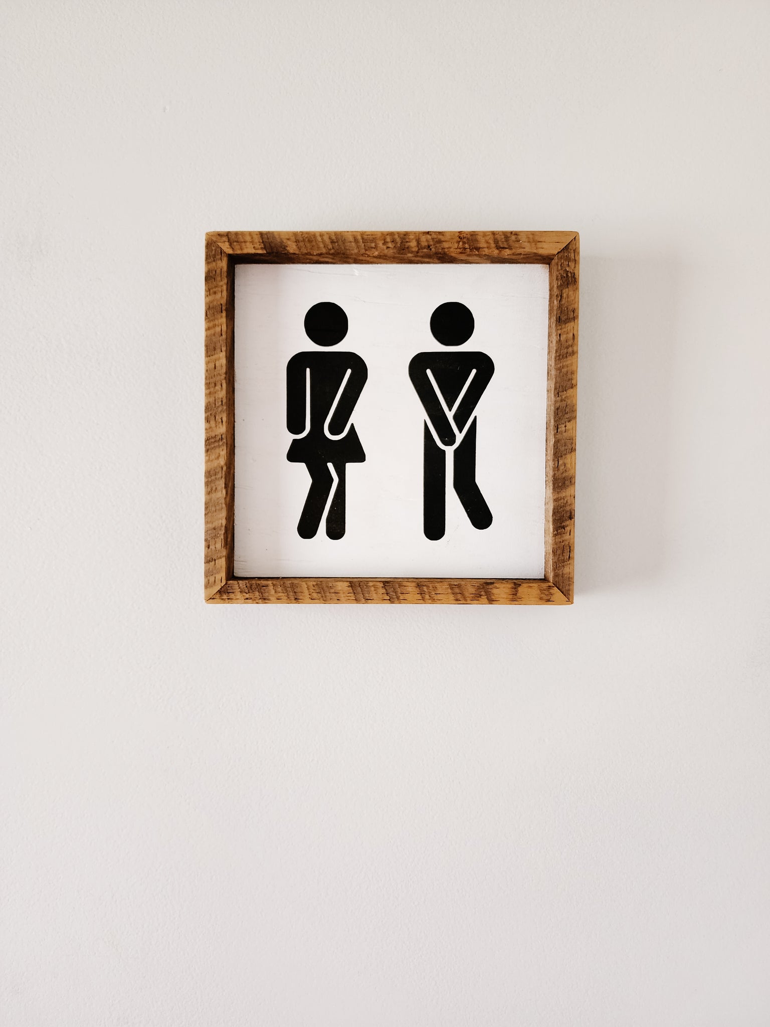 9x9 Potty people sign