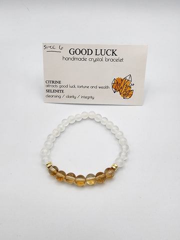 Crystal bracelet - Good Luck