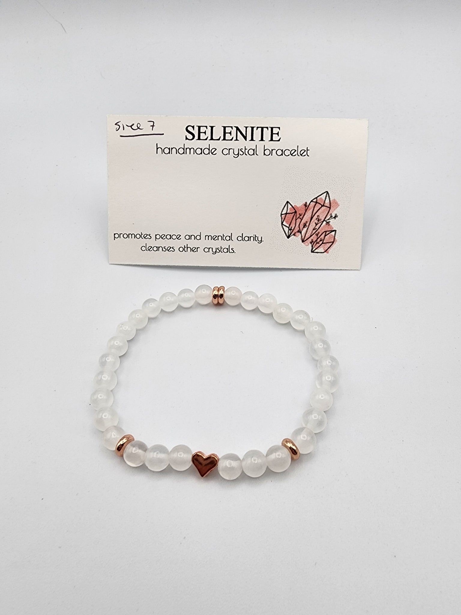 Crystal bracelet - Selenite
