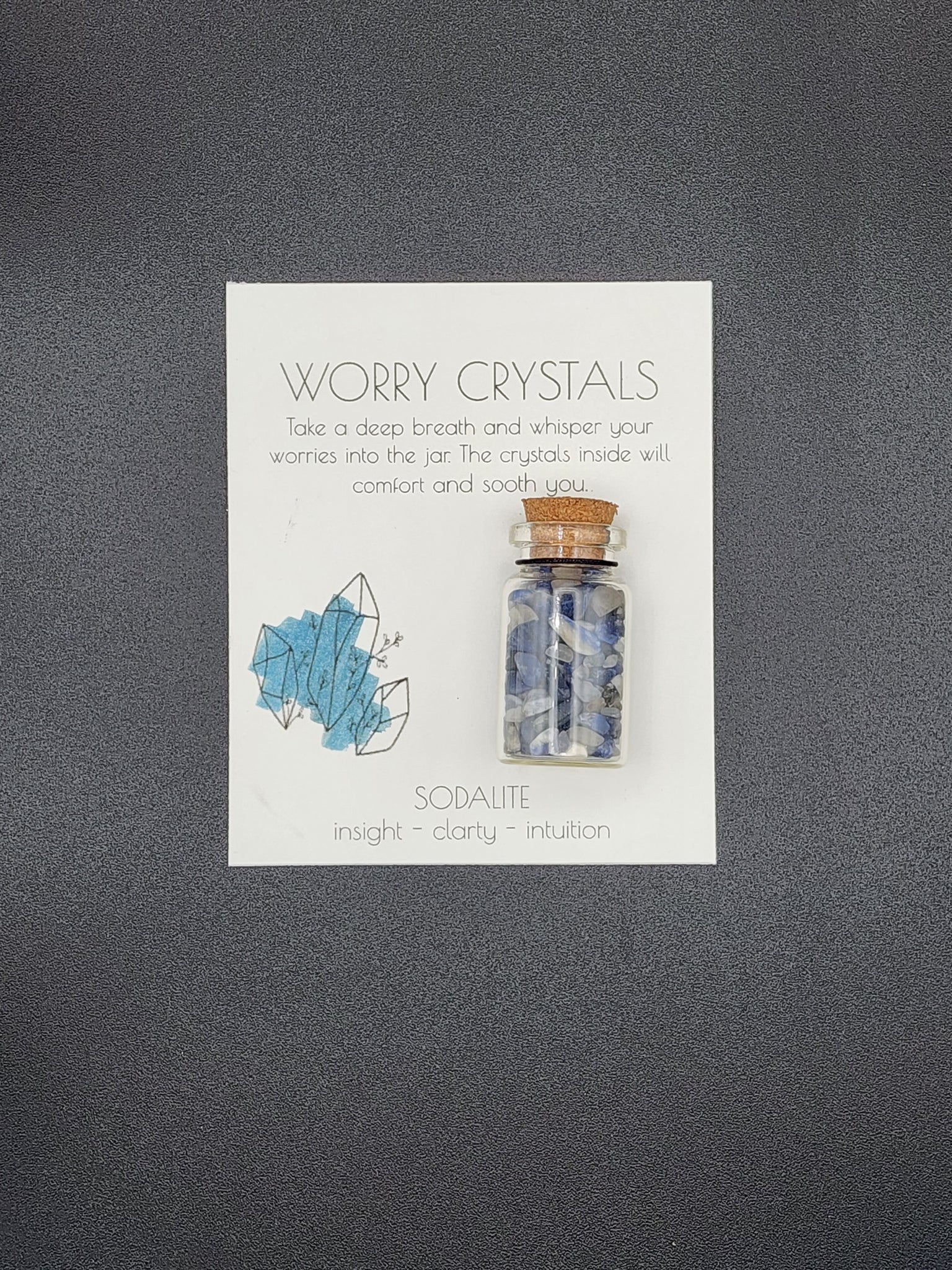 Sodilite Worry Crysals  - Large