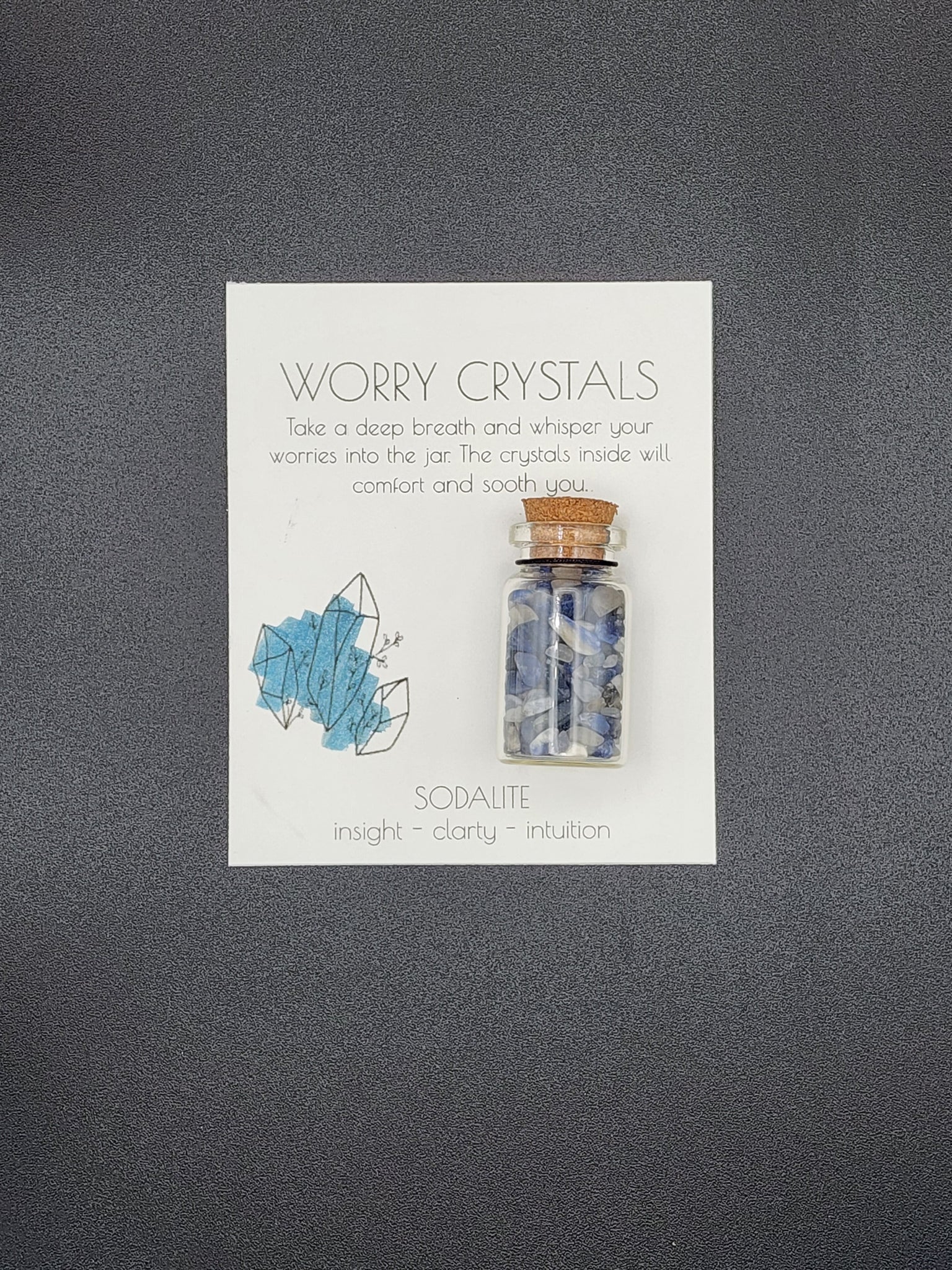 Sodalite Worry Crysals  - Large