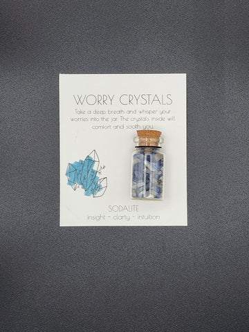 Sodalite Worry Crysals  - Large