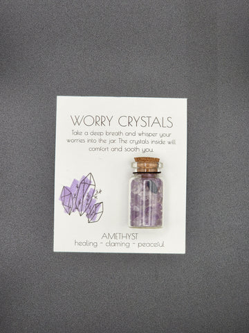 Amethyst Worry Crysals - Large