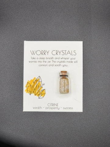 Citrine Worry Crysals - Small