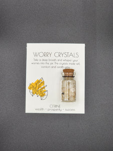 Citrine Worry Crysals - Large