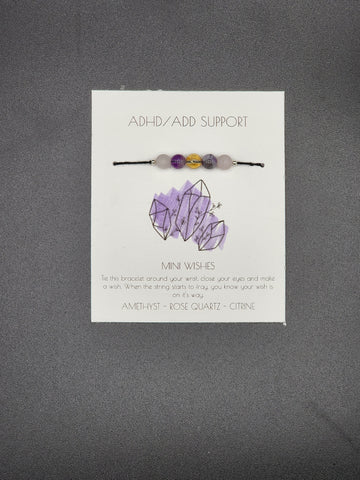 Mini Wish tie on bracelet -ADHD/ADD Support