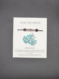 Mini Wish tie on bracelet -ADHD/ADD Support