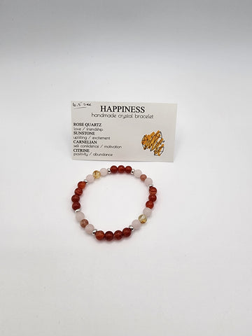Crystal bracelet - Happiness