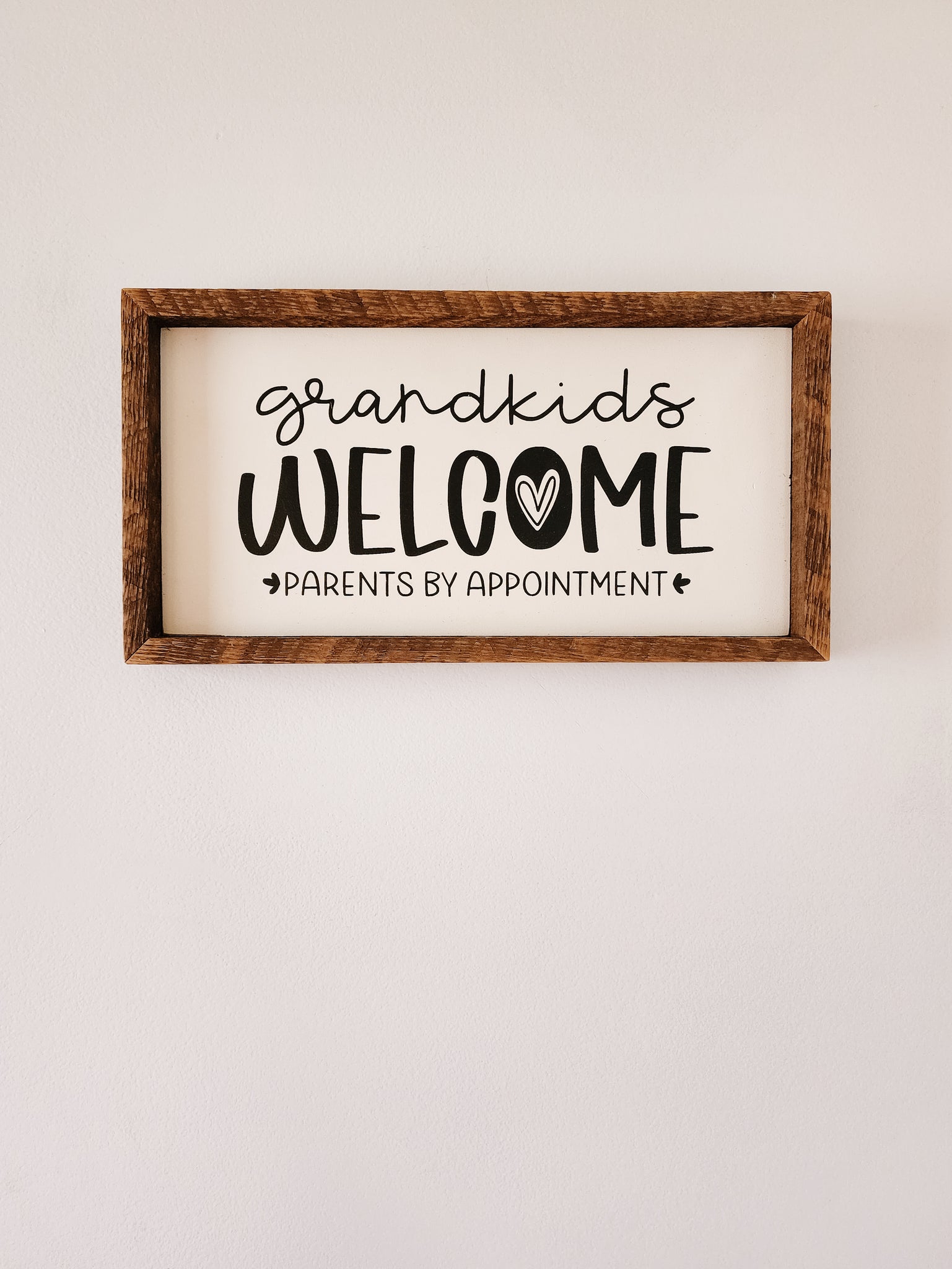 7x13 Grandkids Welcome sign