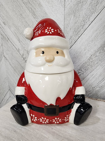 Santa cookie jar
