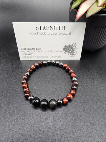 Crystal bracelet - Strength