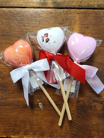 Valentines Lollipop Bath Bomb