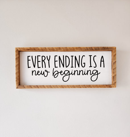 7x17 Every ending is a new beginning sign