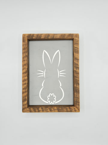 5x7 Bunny silhouette sign