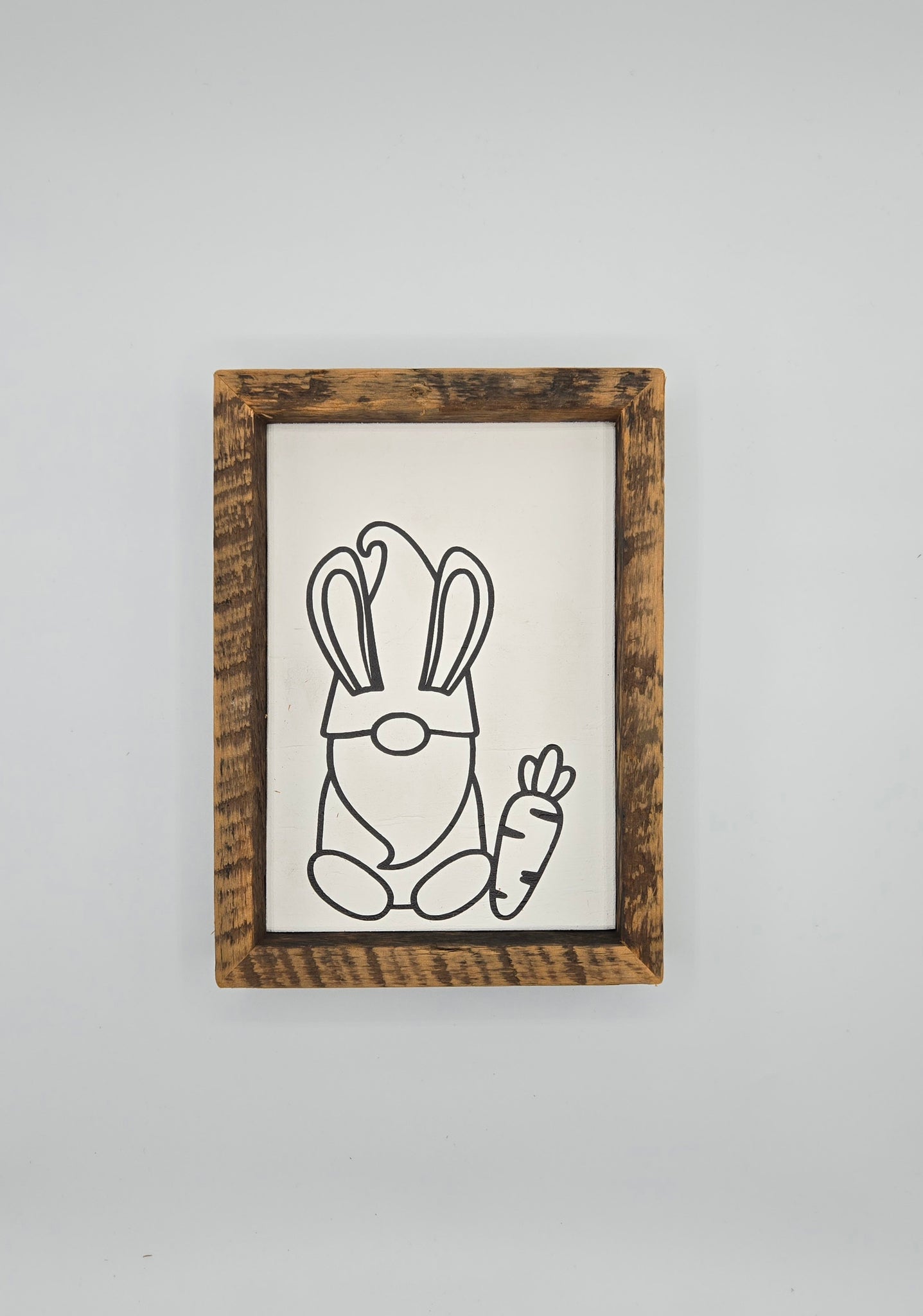 5x7 Bunny gnome sign