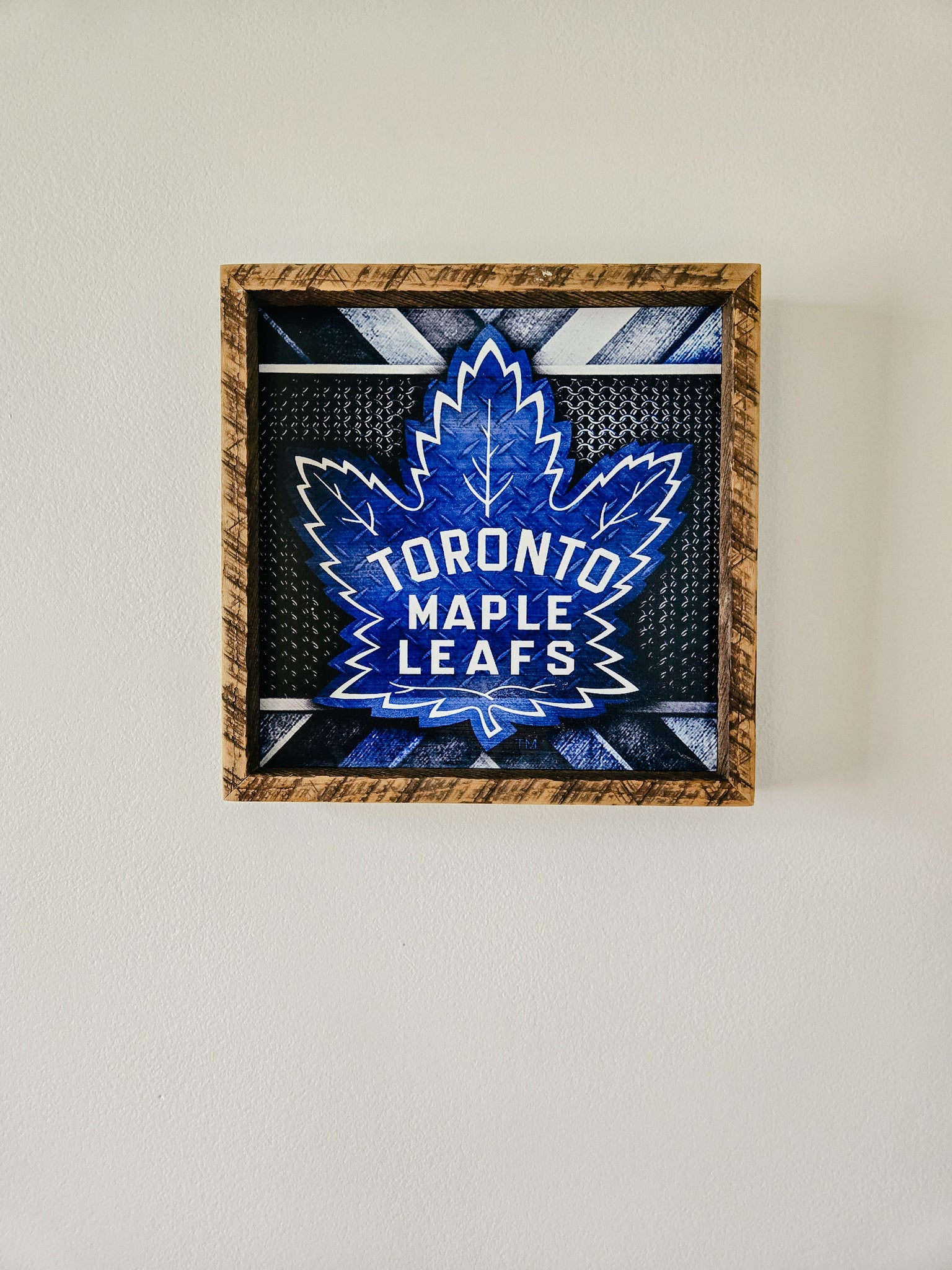 9x9 Toronto Maple Leaf sign.