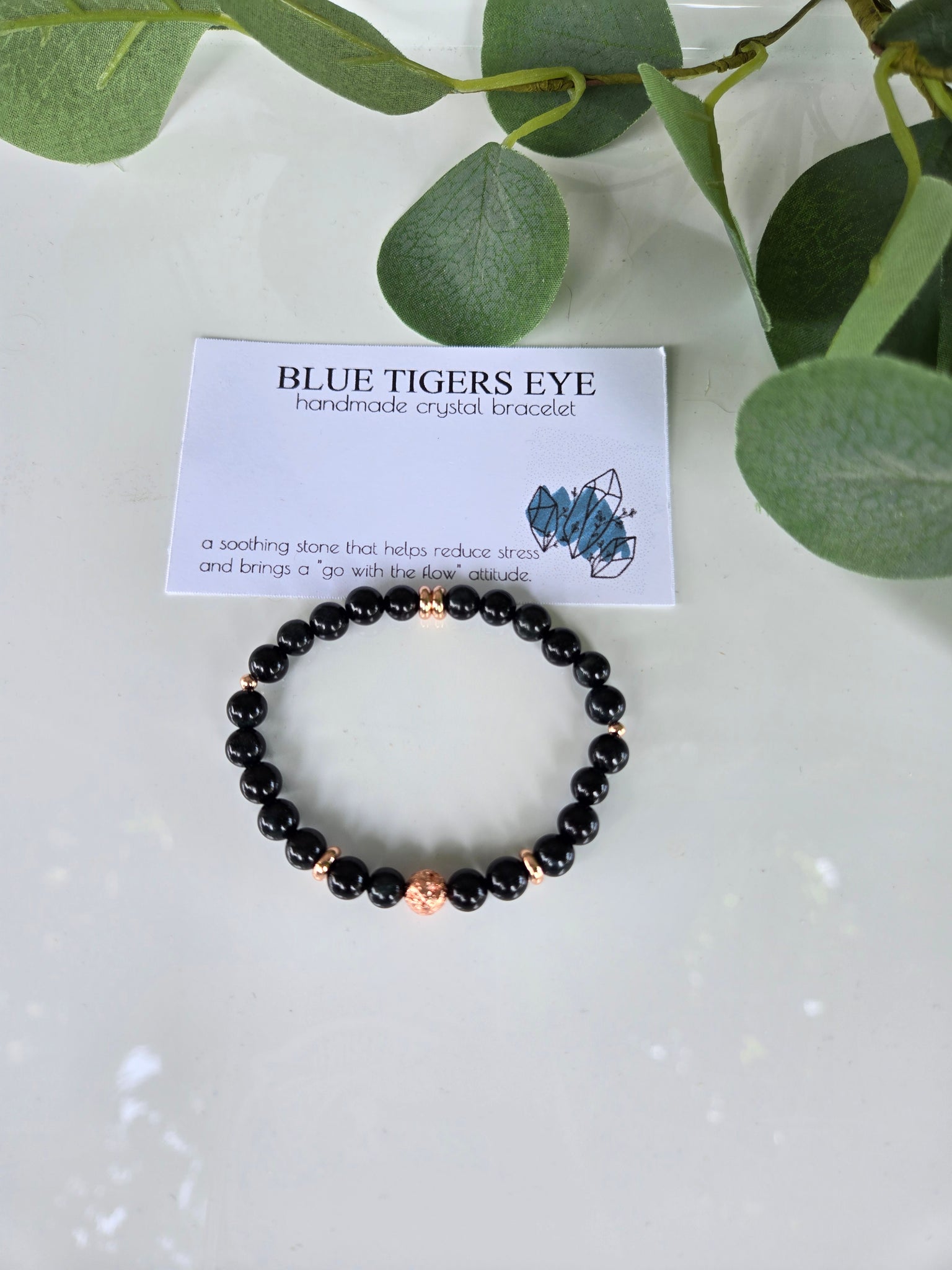 Crystal bracelet - Blue Tigers eye