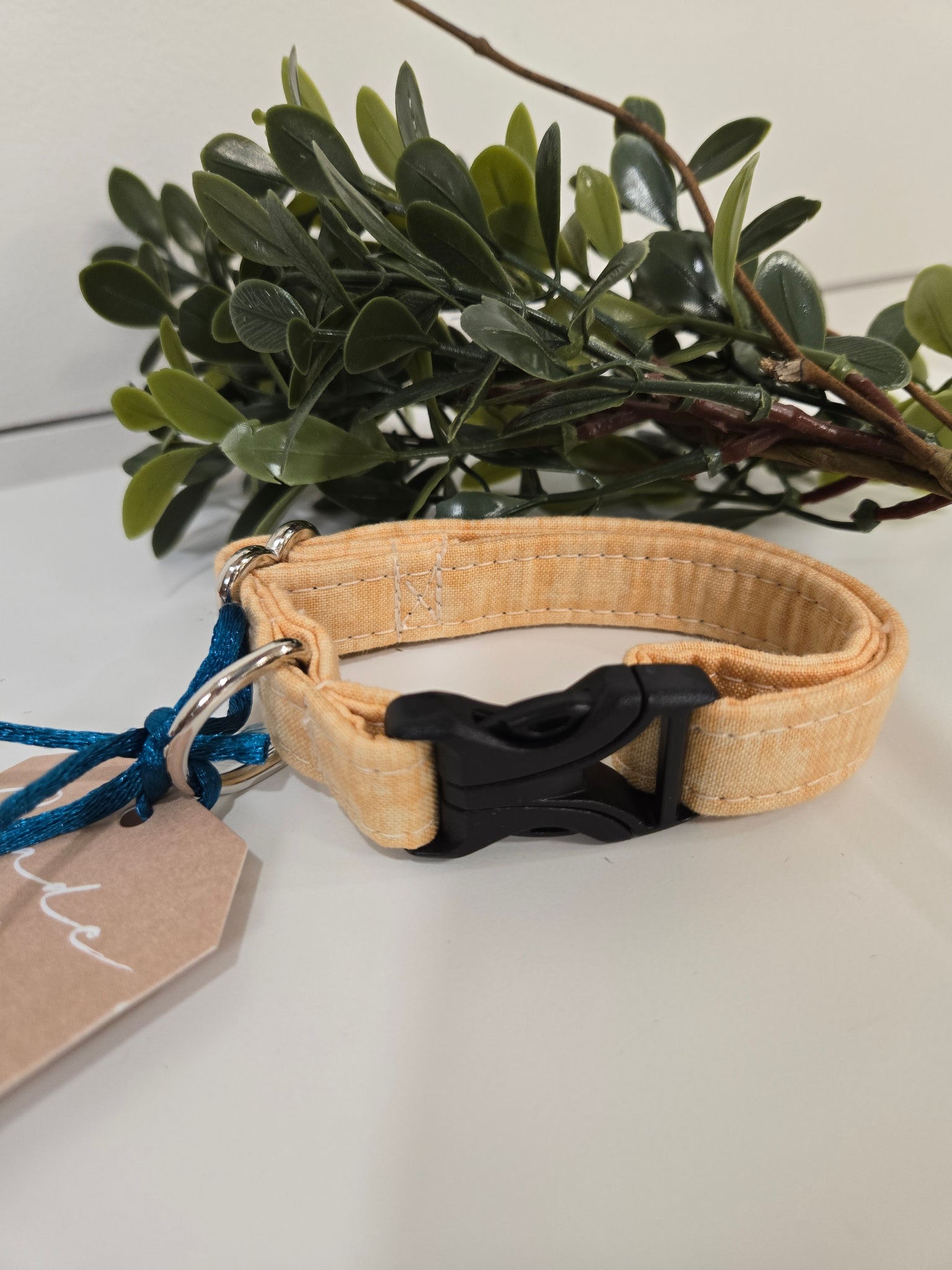 Peach Dog Collar - Small