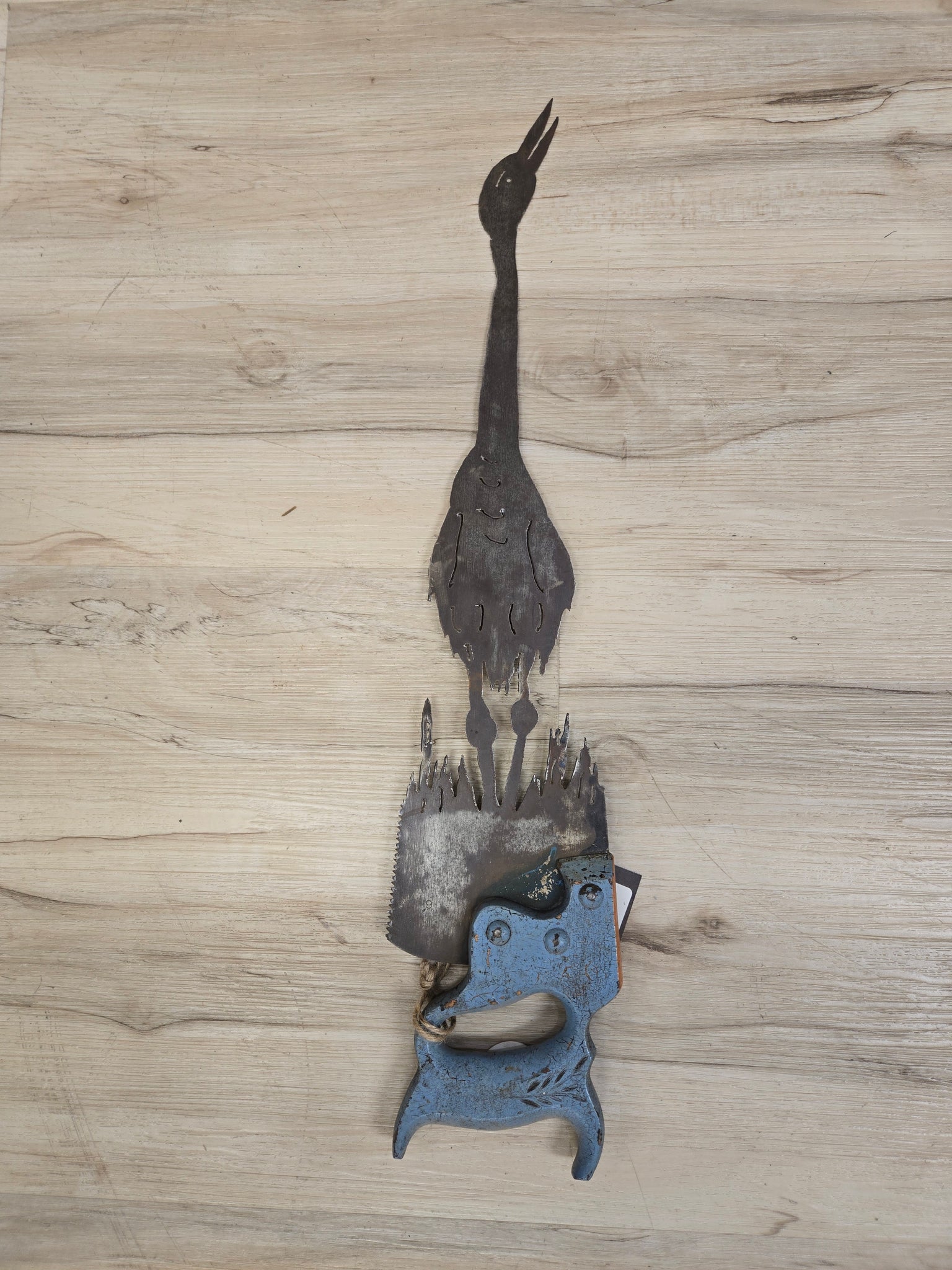 Heron Saw (blue handle) -2412