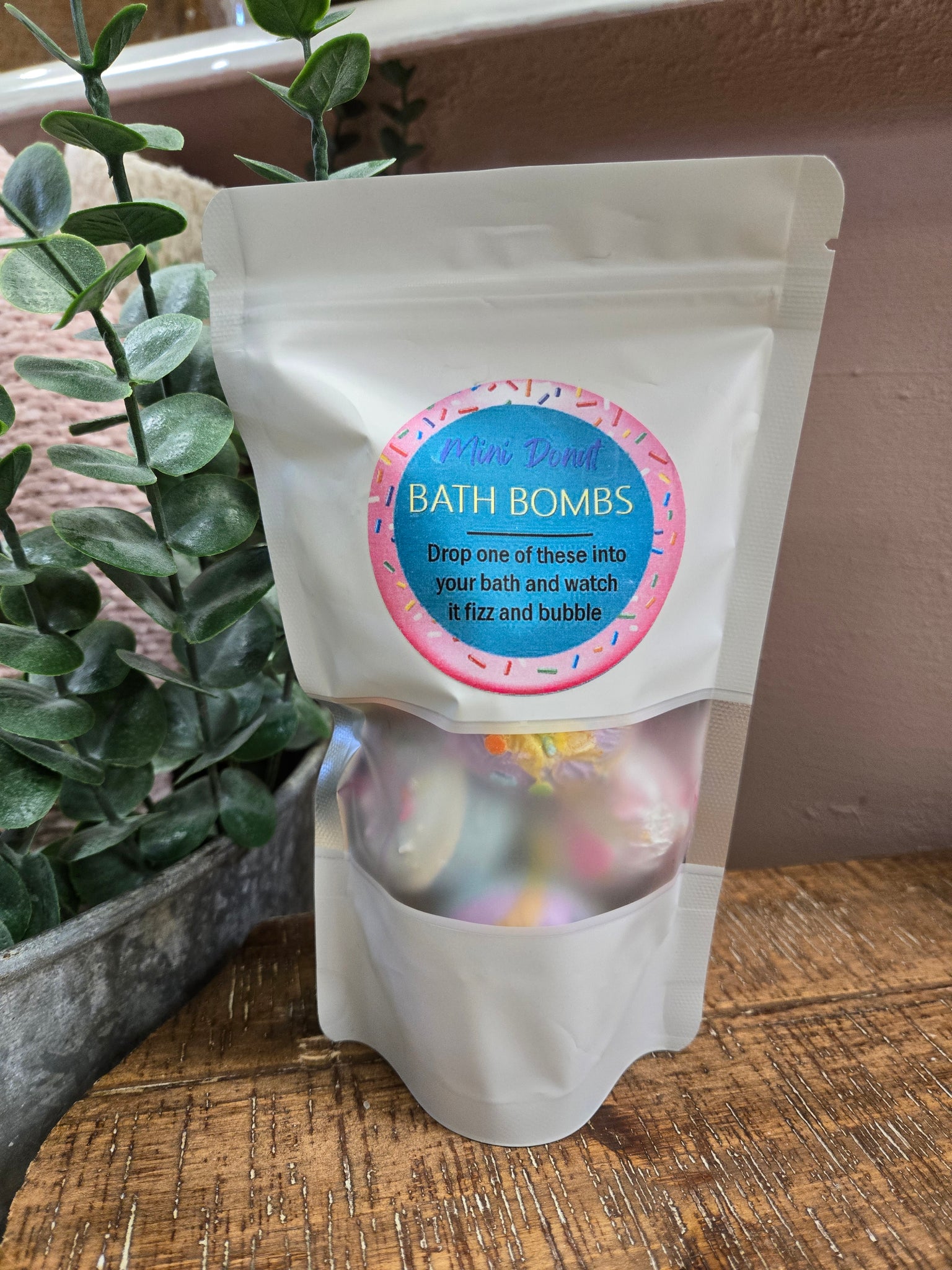 Mini Donut Bath Bombs