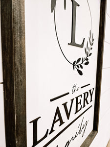 3D Personalized Family signs
