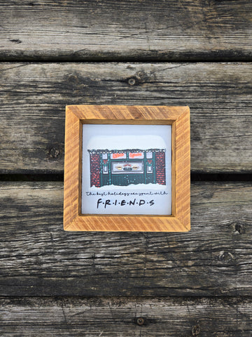 4x4 The best holidays are spent with friends sign.