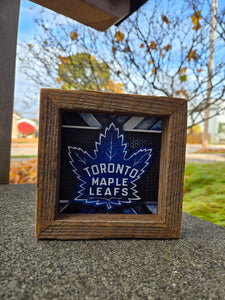 4x4 Toronto Maple Leafs sign.
