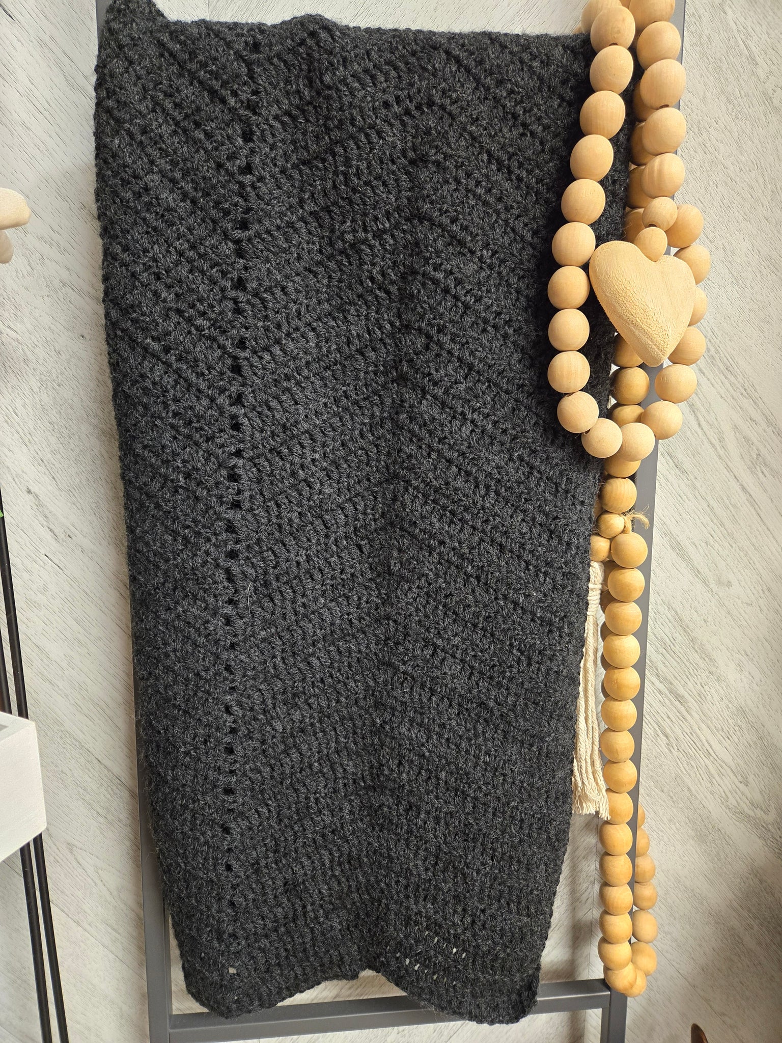 Lap blanket- Charcoal