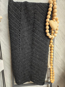 Lap blanket- Charcoal