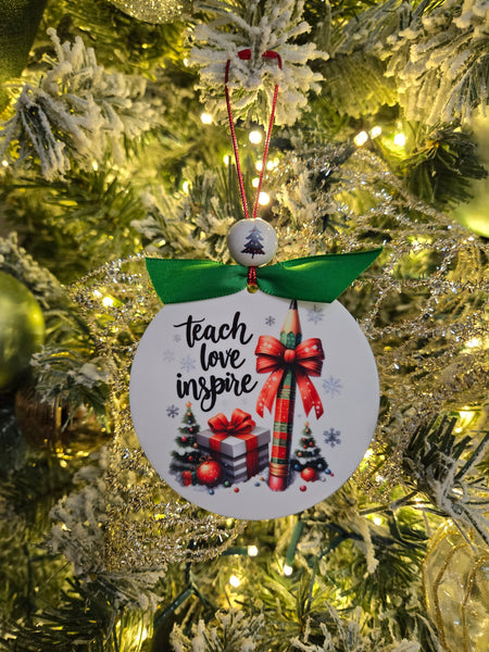 Teacher Ornament- Assorted