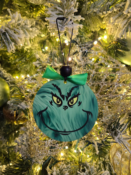Green Character Ornament -Assorted